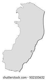 Map - Espirito Santo (Brazil)