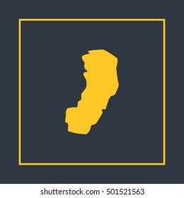 Map of Espirito Santo Vector Illustration