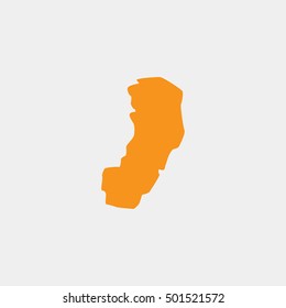 Map of Espirito Santo Vector Illustration