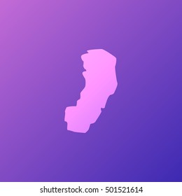 Map of Espirito Santo Vector Illustration