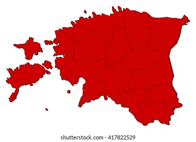Map - Estonia