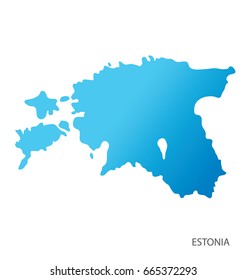 Map of Estonia