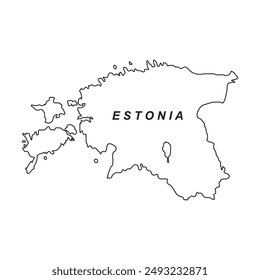 map of Estonia icon vector illustration design