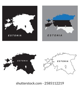 map of Estonia icon vector illustration design