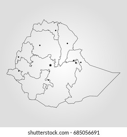 Map of Ethiopia