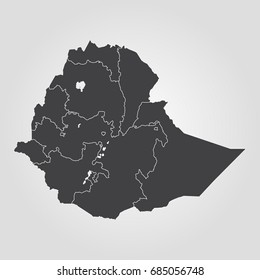 Map of Ethiopia