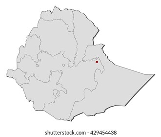 Map - Ethiopia, Harari