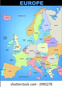 Map of Europe