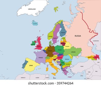 map of Europe