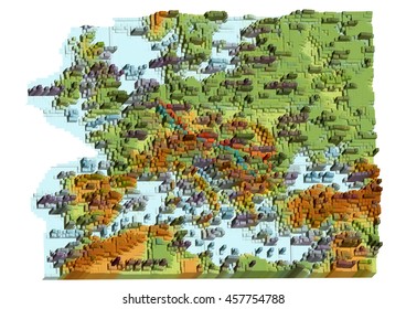 Map of Europe.