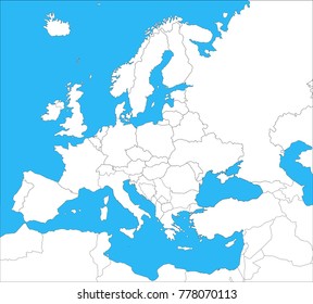 map of Europe 