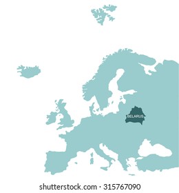 Map of Europe, Belarus