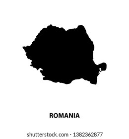 map - europe - romania icon vector design template