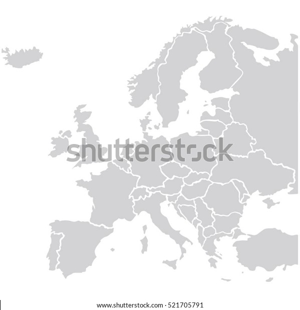 ヨーロッパの地図のベクター画像 のベクター画像素材 ロイヤリティフリー