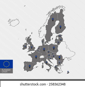 Map of European Union