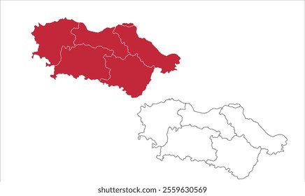 Map of Faizabad District district, Faizabad District, Uttar Pradesh State, Republic of India, Government of  Uttar Pradesh, Indian territory, Eastern India, politics, village, tourism