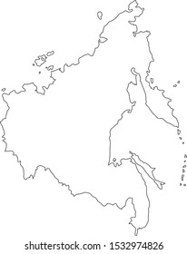 Map Of Far Eastern Federal District In Russia