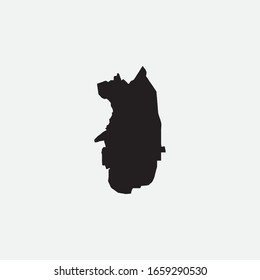 Map of Faridabad - India graphic element Illustration template design
