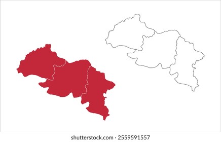 Map of Fatehpur District district, Fatehur District, Uttar Pradesh State, Republic of India, Government of  Uttar Pradesh, Indian territory, Eastern India, politics, village, tourism