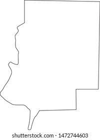 map of Faukner in state of Arkansas