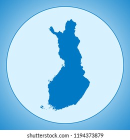 map of Finland