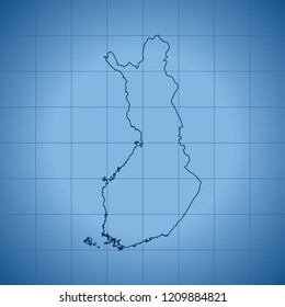 map of Finland