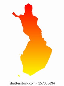 Map of Finland