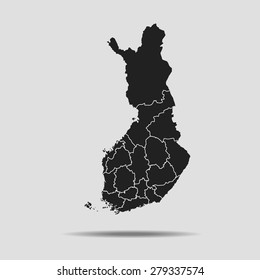 map of Finland