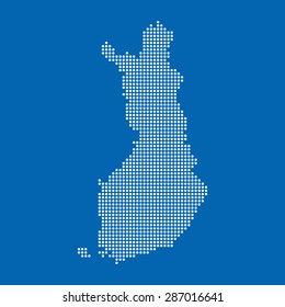 map of Finland