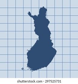 map of Finland