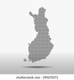 map of Finland