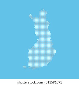 map of Finland