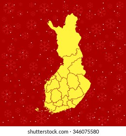 map of Finland
