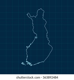 map of Finland