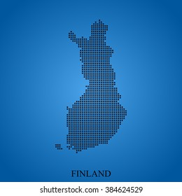 map of Finland