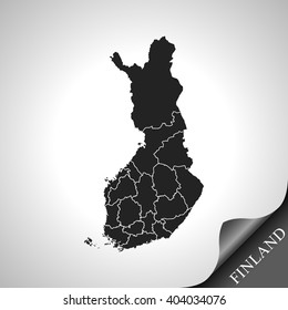 map of Finland