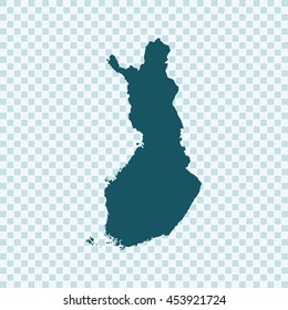 map of Finland