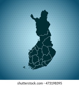 map of Finland
