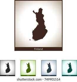 map of Finland