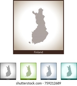 map of Finland