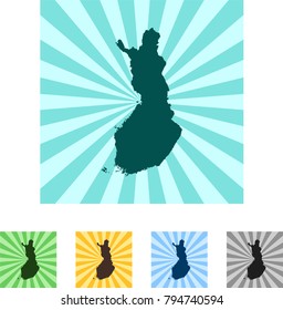 map of Finland