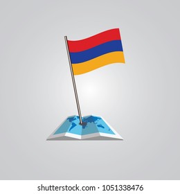 Map with flag of Colombia isolated on white. National flag for country of Colombia isolated, banner for your web site design logo, app, UI. check in. map Vector illustration, EPS10.