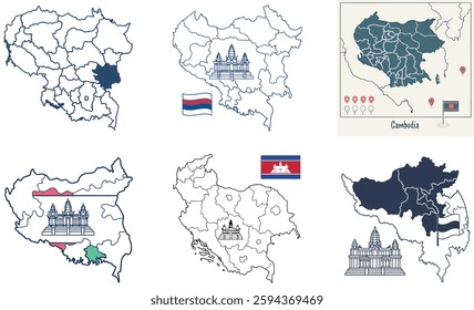 map flag country europe asia world geography vector illustration symbol national atlas canada travel icon administrative continent earth cartography business italy