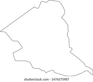 Map Of Florence County In The State Of South Carolina