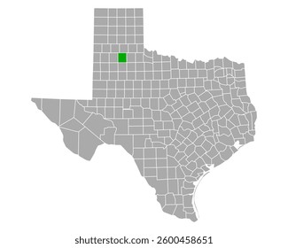 Map of Floyd in Texas on white