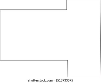 map of fond du lac  county in state of wisconsin