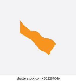 Map of Formosa Vector Illustration