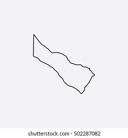 Map of Formosa Vector Illustration