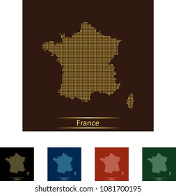 map of France