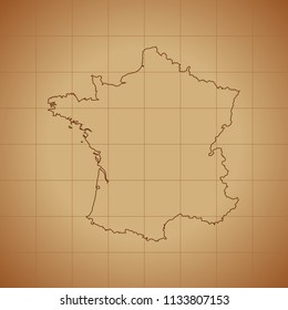 map of France